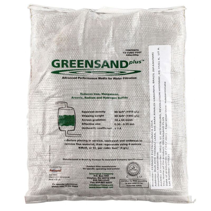 Загрузка для обезжелезивания воды Greensand plus