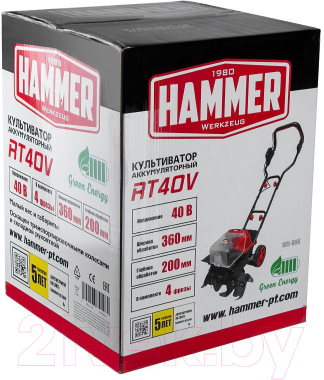 Миникультиватор Hammer RT40V 8