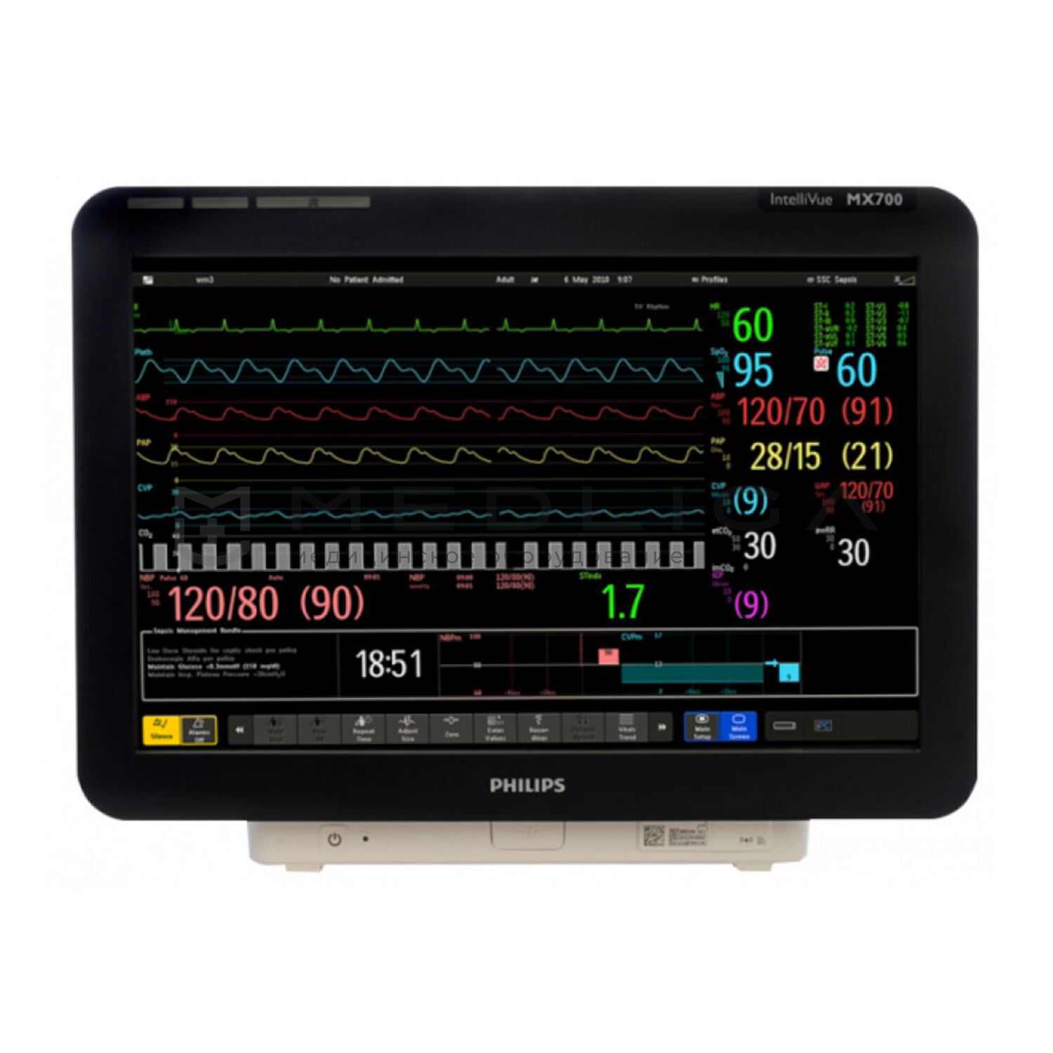 Монитор пациента Philips IntelliVue MX700