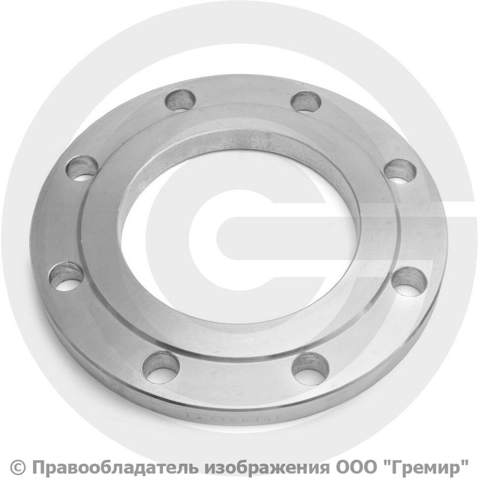 Фланец плоский с зеркалом 12х18н10т 1-150-16 ГОСТ 12821 Ру-16 Ду-150