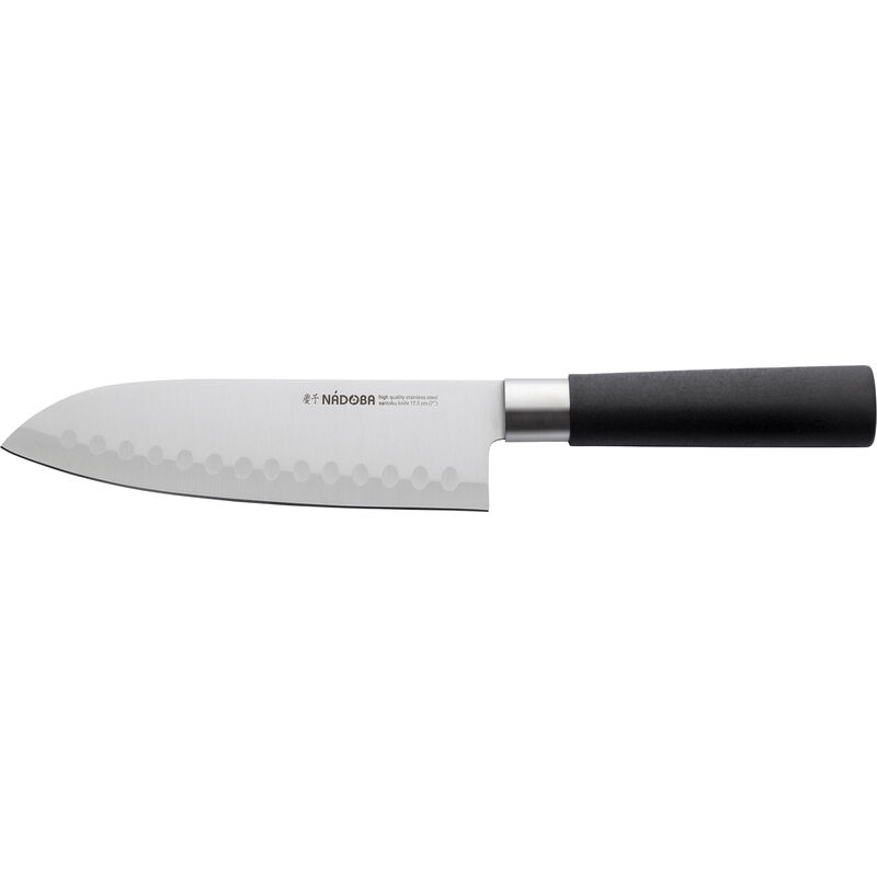 Нож кухонный Nadoba Keiko сантоку с углублениями лезвие 17.5 см (722917)