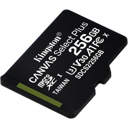 Флеш карта Kingston microSDXC 256Gb SDCS2/256GBSP Canvas Select Plus w/o adapter