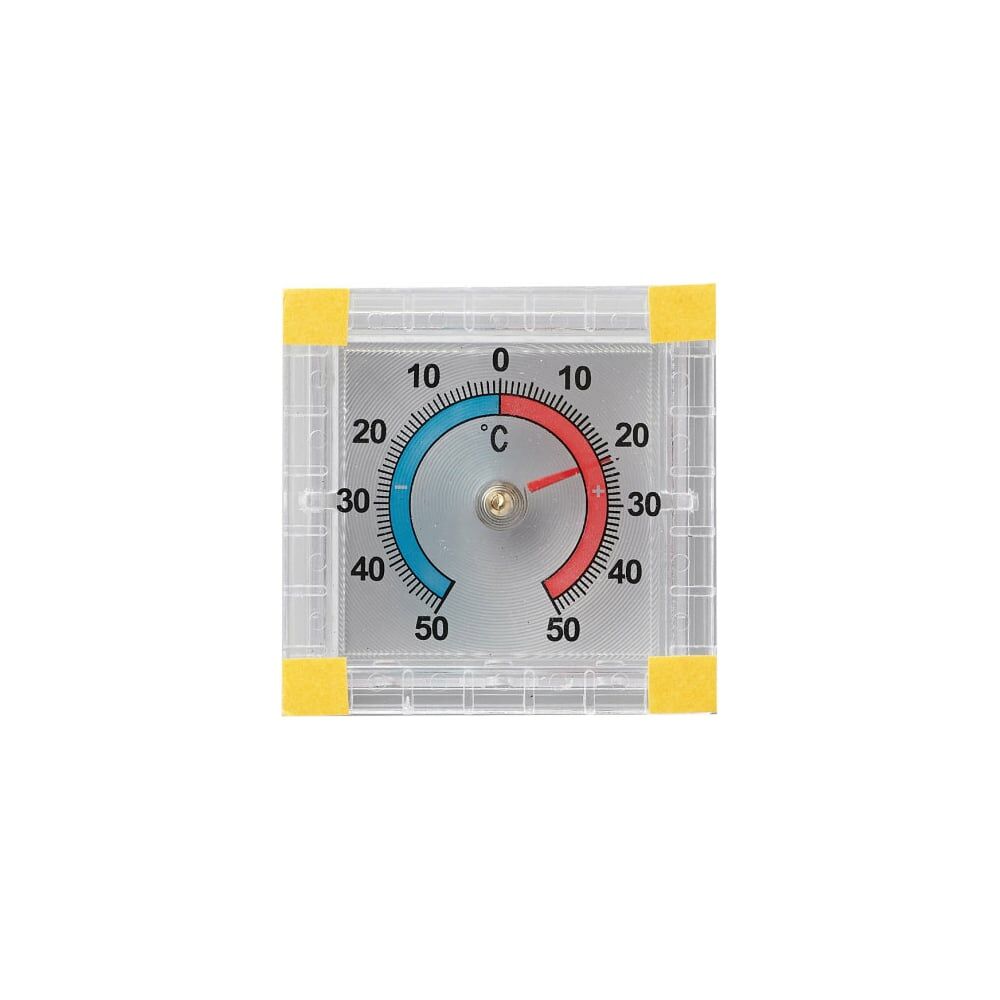 Квадратный оконный биметаллический термометр GARDEN SHOW ПТ000001555