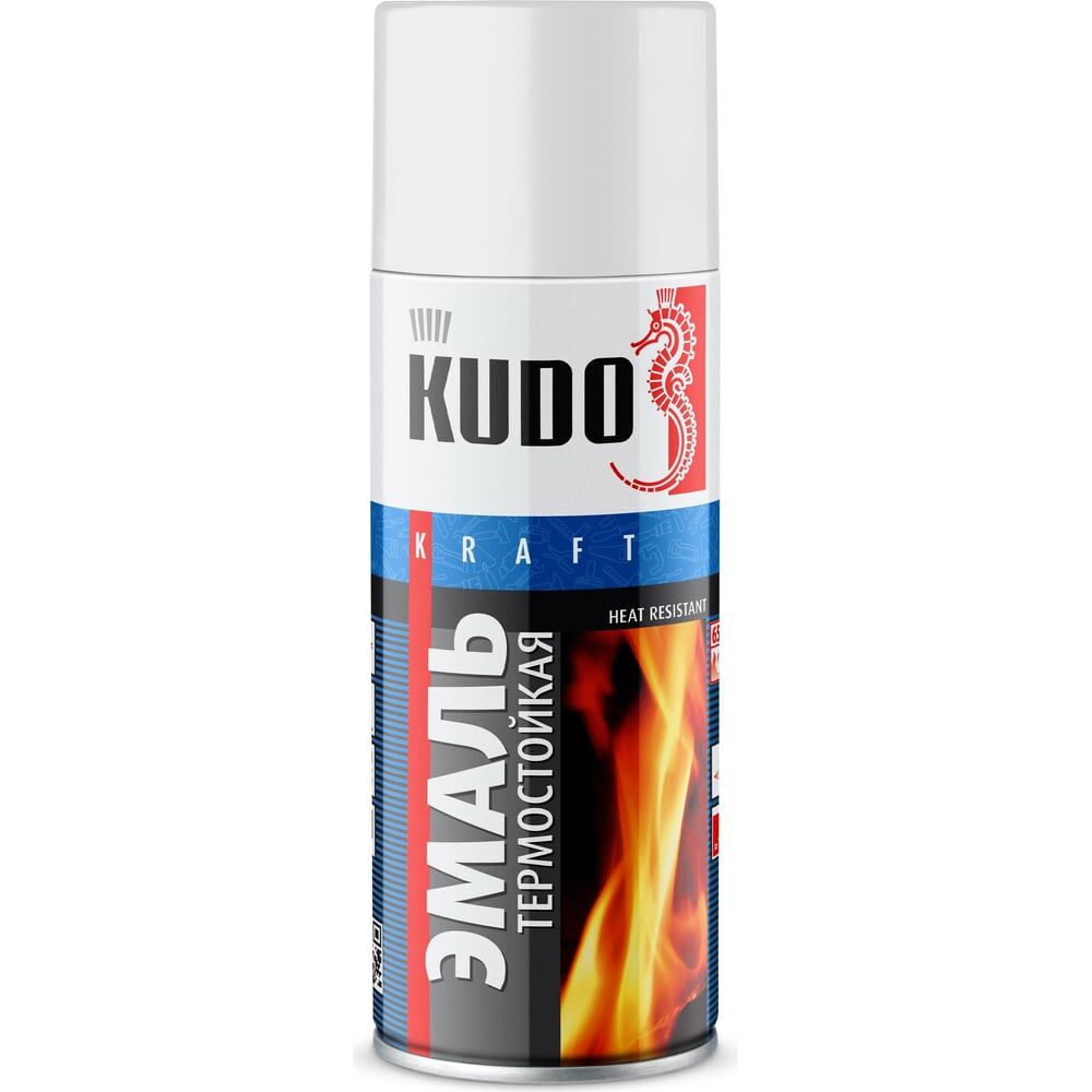 Термостойкая эмаль-аэрозоль KUDO KU-5003