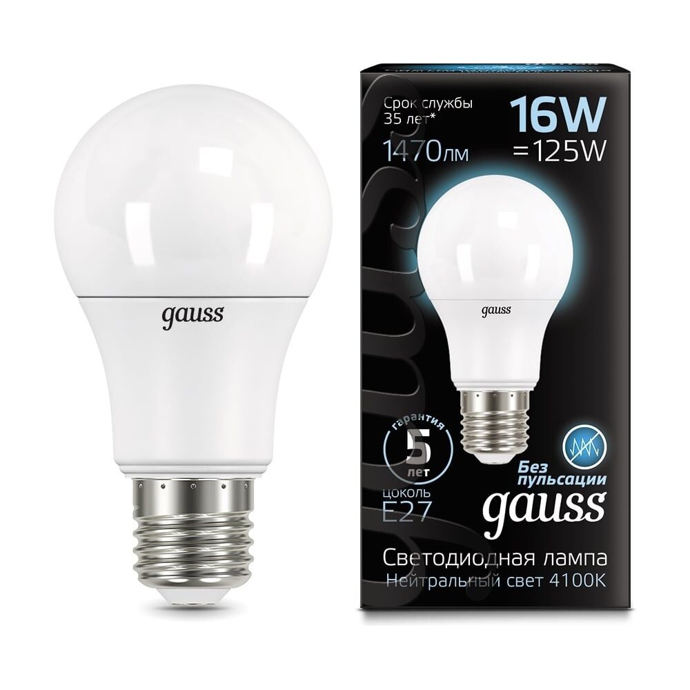 Лампа Gauss LED A60