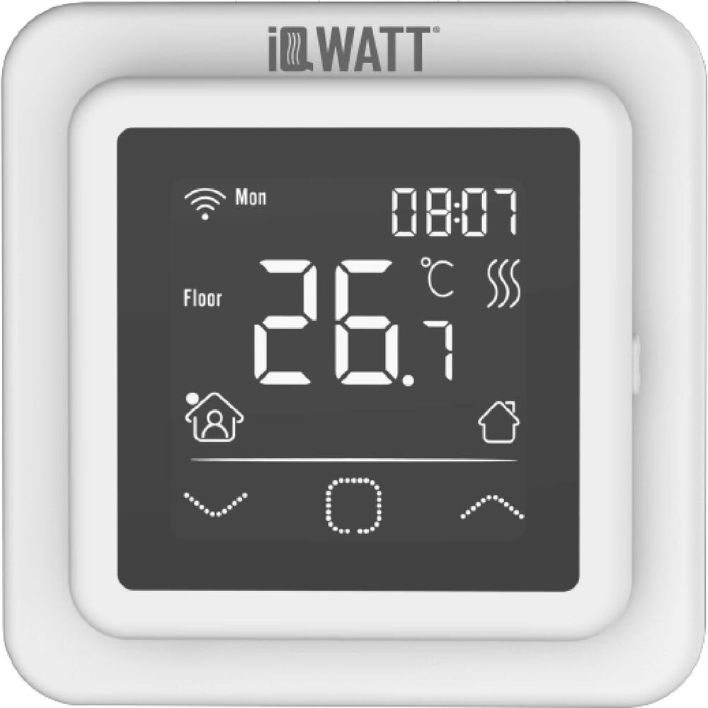 Программируемый терморегулятор для теплого пола IQWATT IQ THERMOSTAT SMART HEAT Wi-Fi