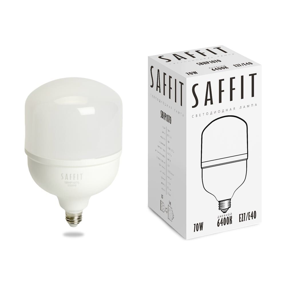 Светодиодная лампа SAFFIT SBHP1070 70W 230V E27-E40 6400K