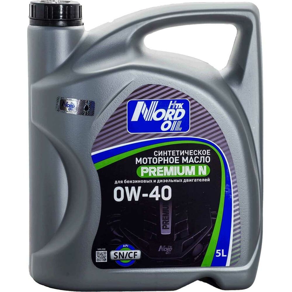Моторное масло NORD OIL Premium N 0W-40 SN/CF