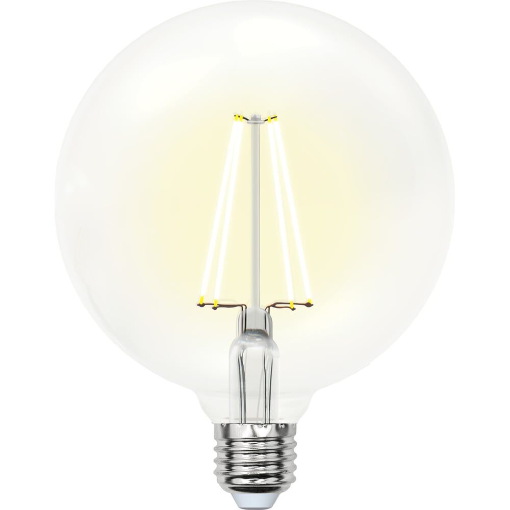Светодиодная лампа Uniel LED-G125-10W/WW/E27/CL PLS02WH