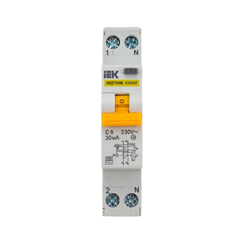 Автоматический выключатель дифференциального тока IEK АВДТ32МL KARAT
