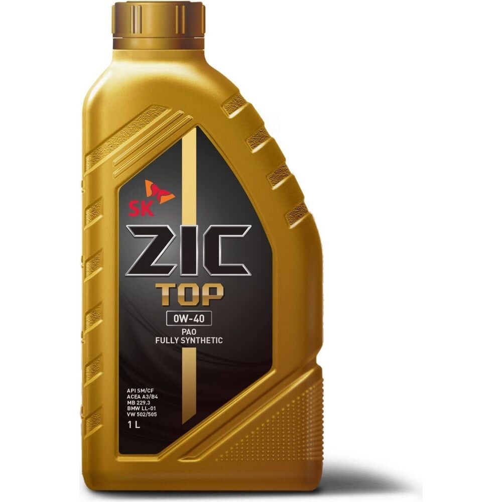 Моторное масло zic TOP 0W-40