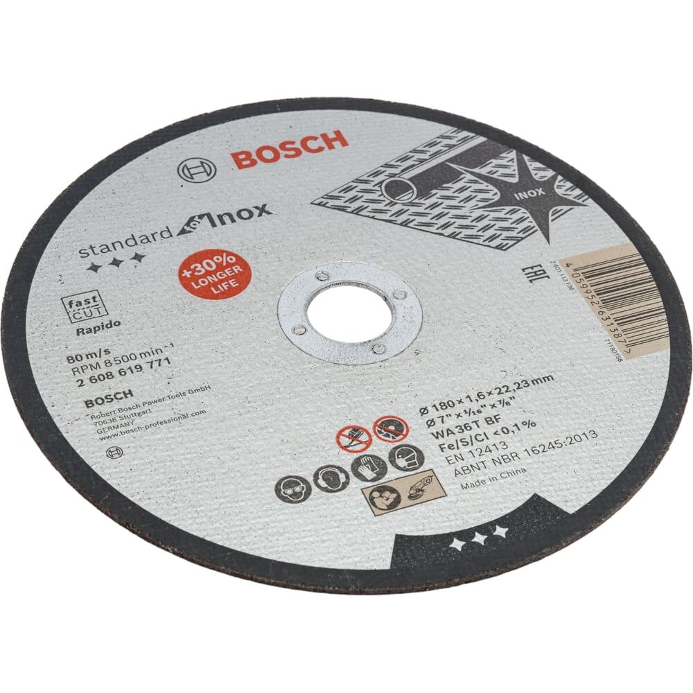 Отрезной круг Bosch Standard For Inox