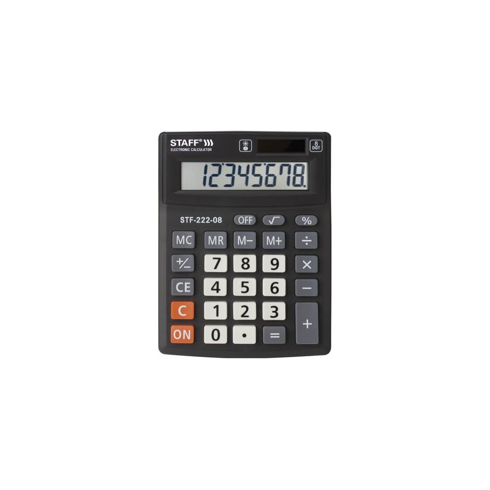 Компактный настольный калькулятор Staff PLUS STF-222