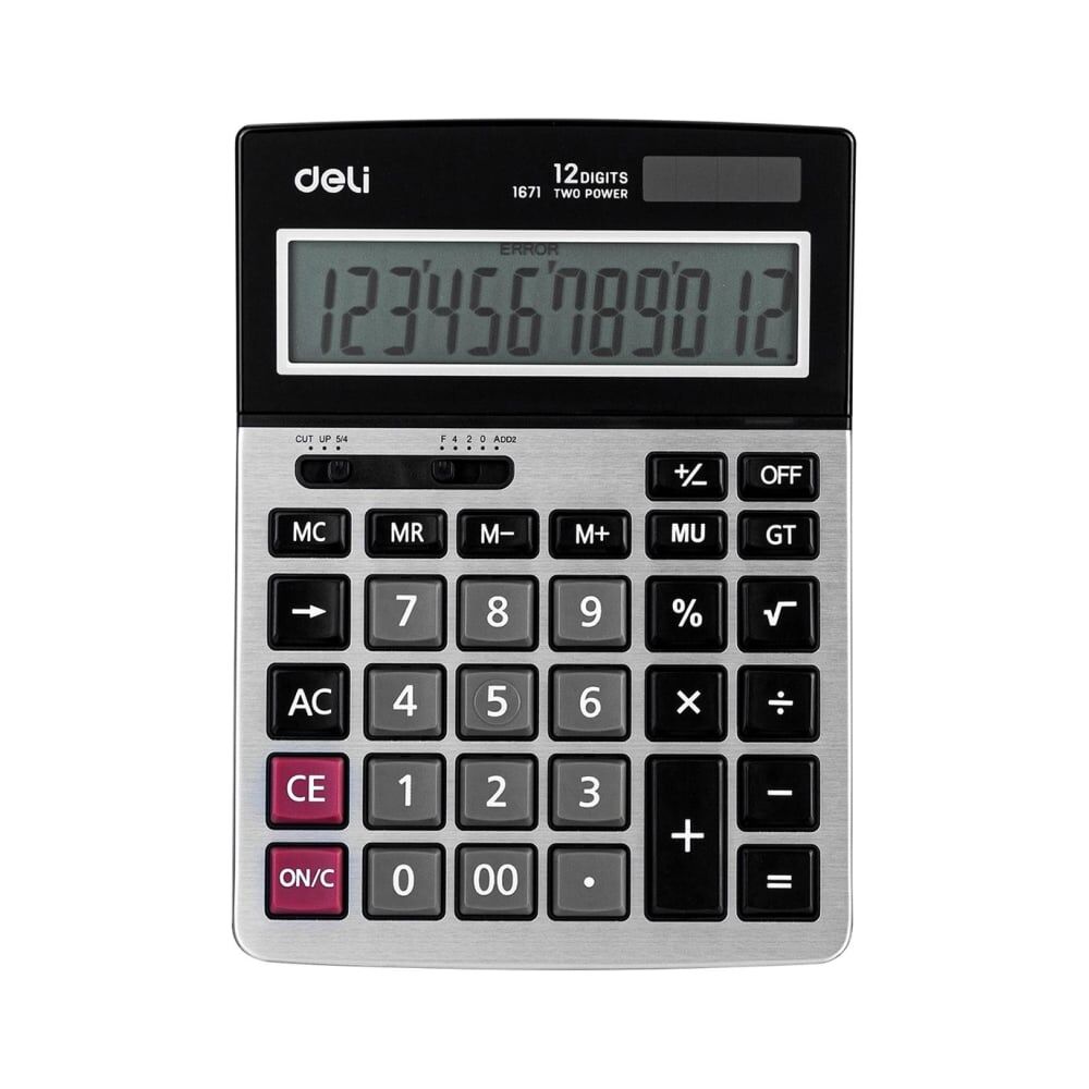 Настольный полноразмерный калькулятор DELI e1671