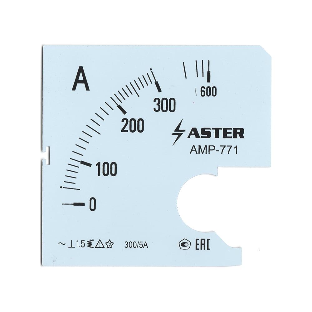 Шкала к амперметру AMP-771 ASTER SC771-300