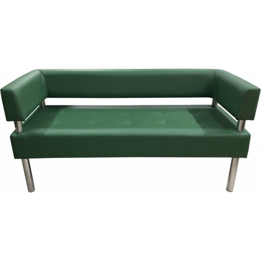 Трехместный диван Мягкий Офис зеленый