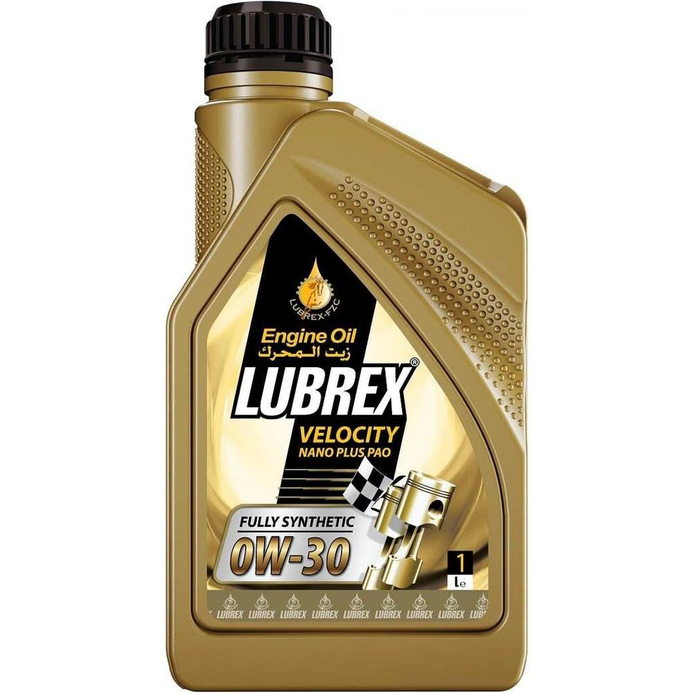 Синтетическое моторное масло LUBREX VELOCITY NANO PLUS PAO SAE 0W-30
