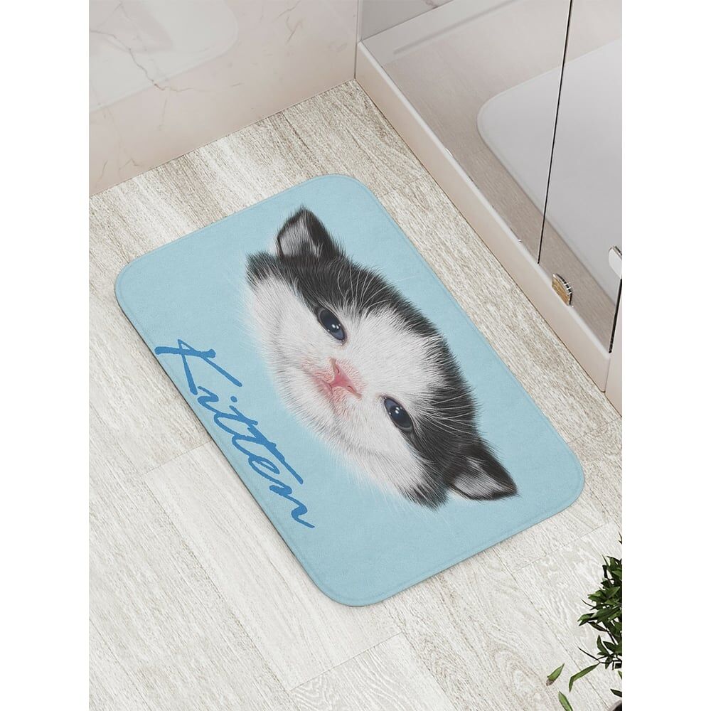 Противоскользящий коврик для ванной, сауны, бассейна JOYARTY Милый котенок