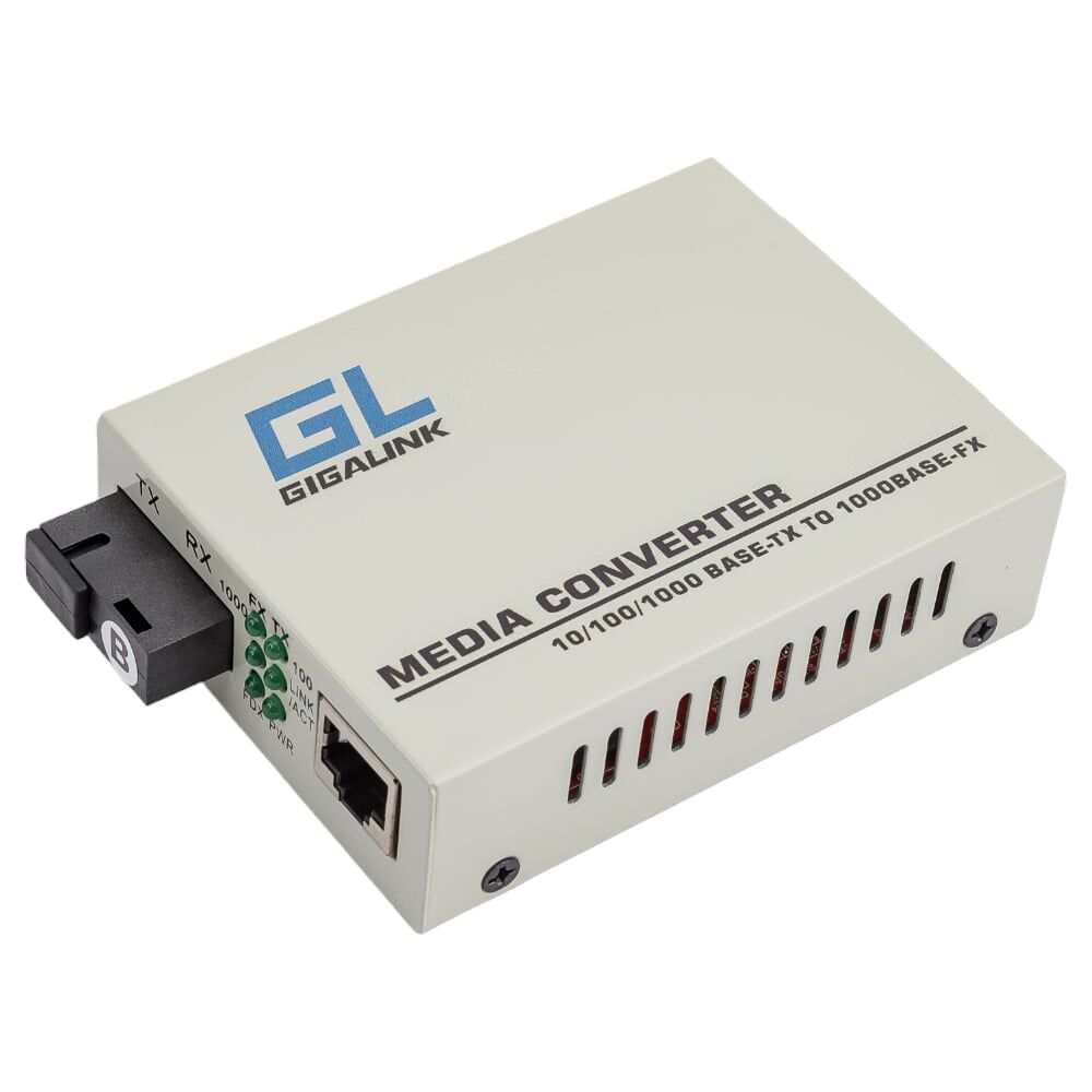 Конвертер Gigalink GL-MC-UTPF-SC1G-18SM-1550