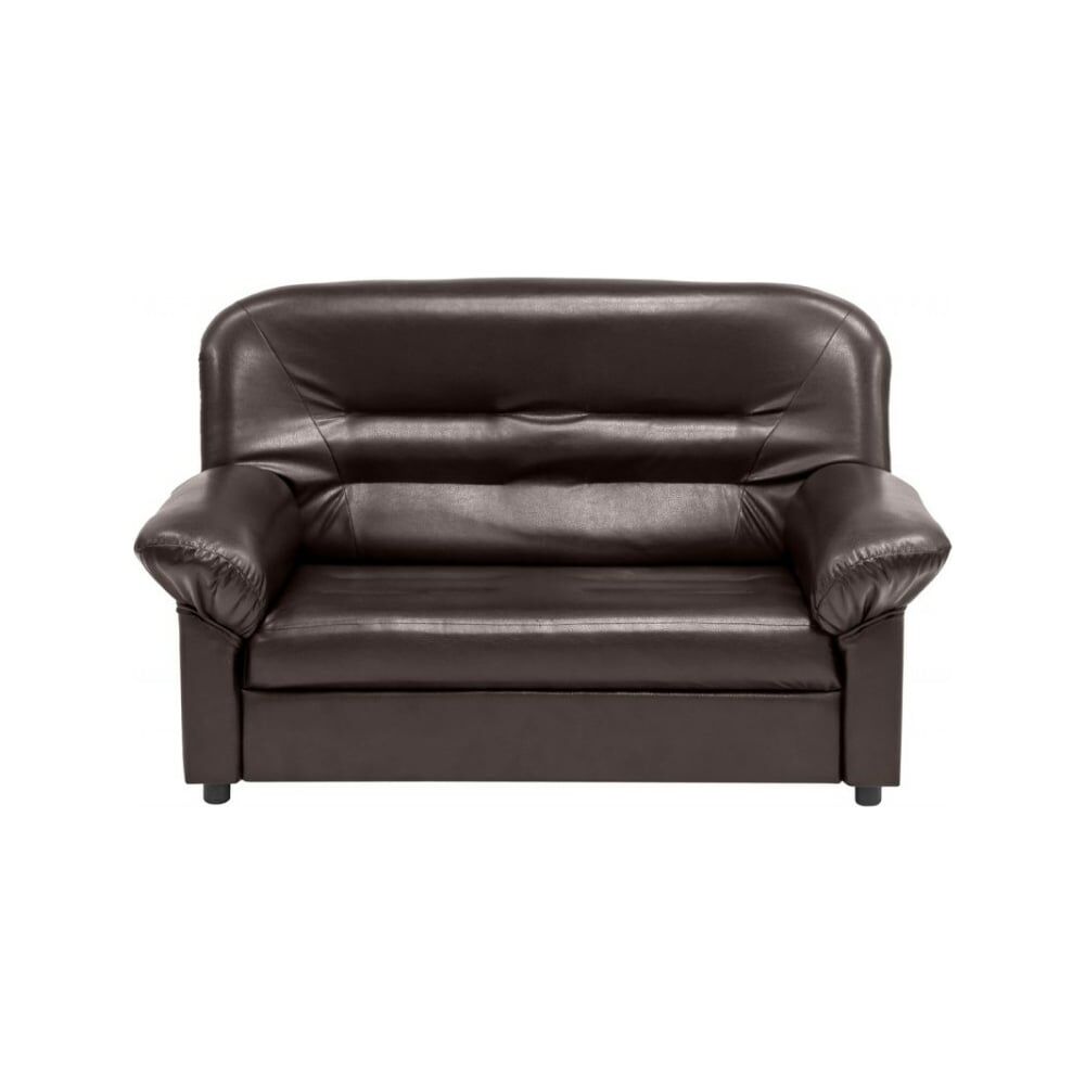 Двухместный диван Мягкий Офис с механизмом коричневый