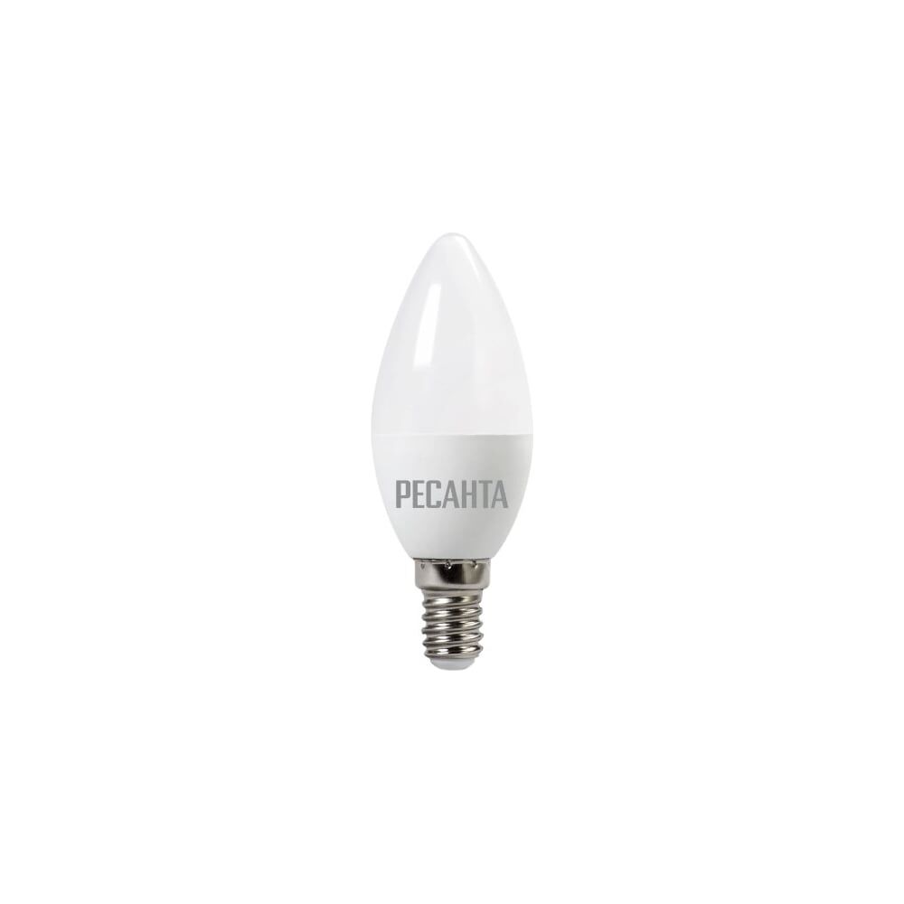 Светодиодная лампа Ресанта LL-R-C37-6W-230-4K-E14