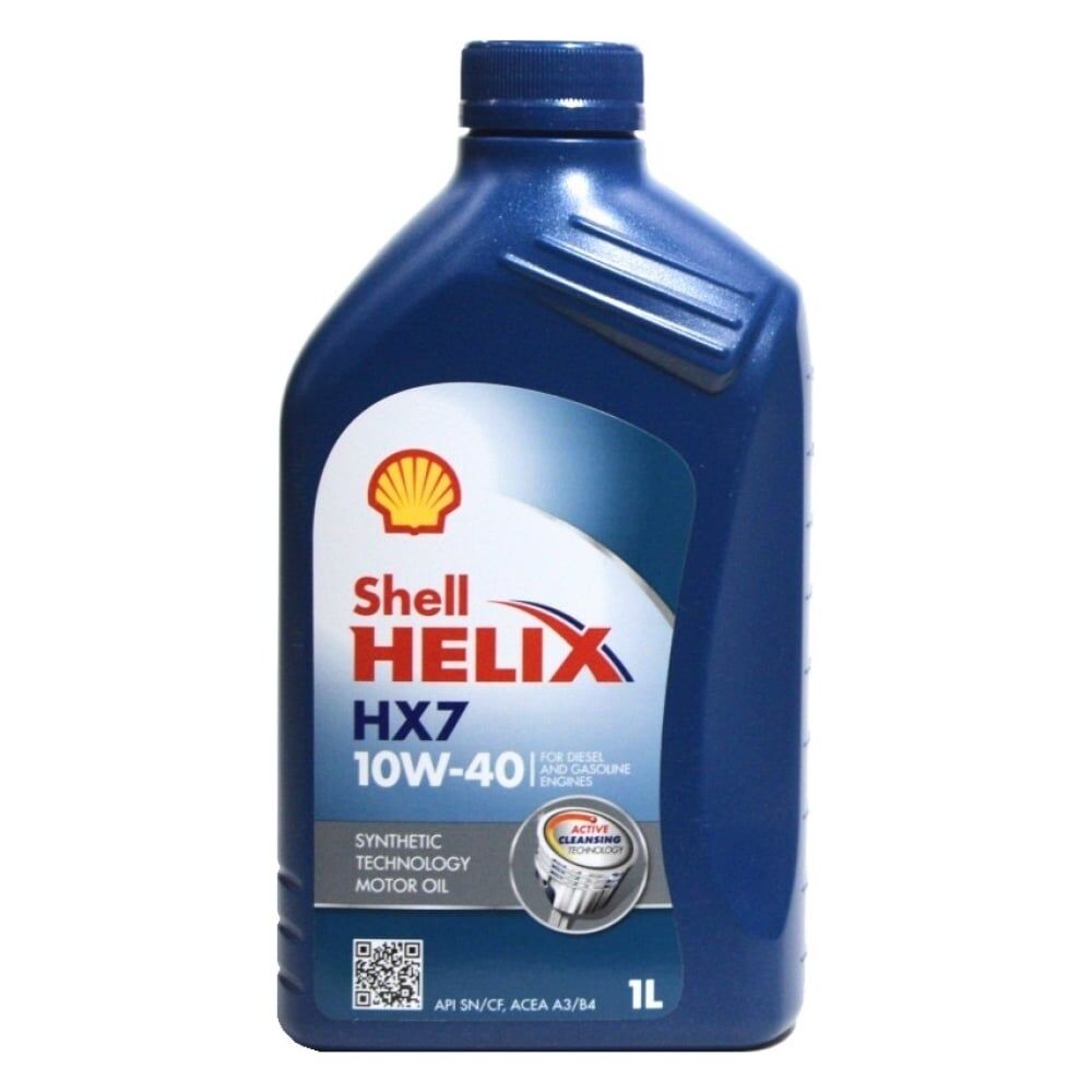Полусинтетическое моторное масло SHELL Helix HX7 10w40