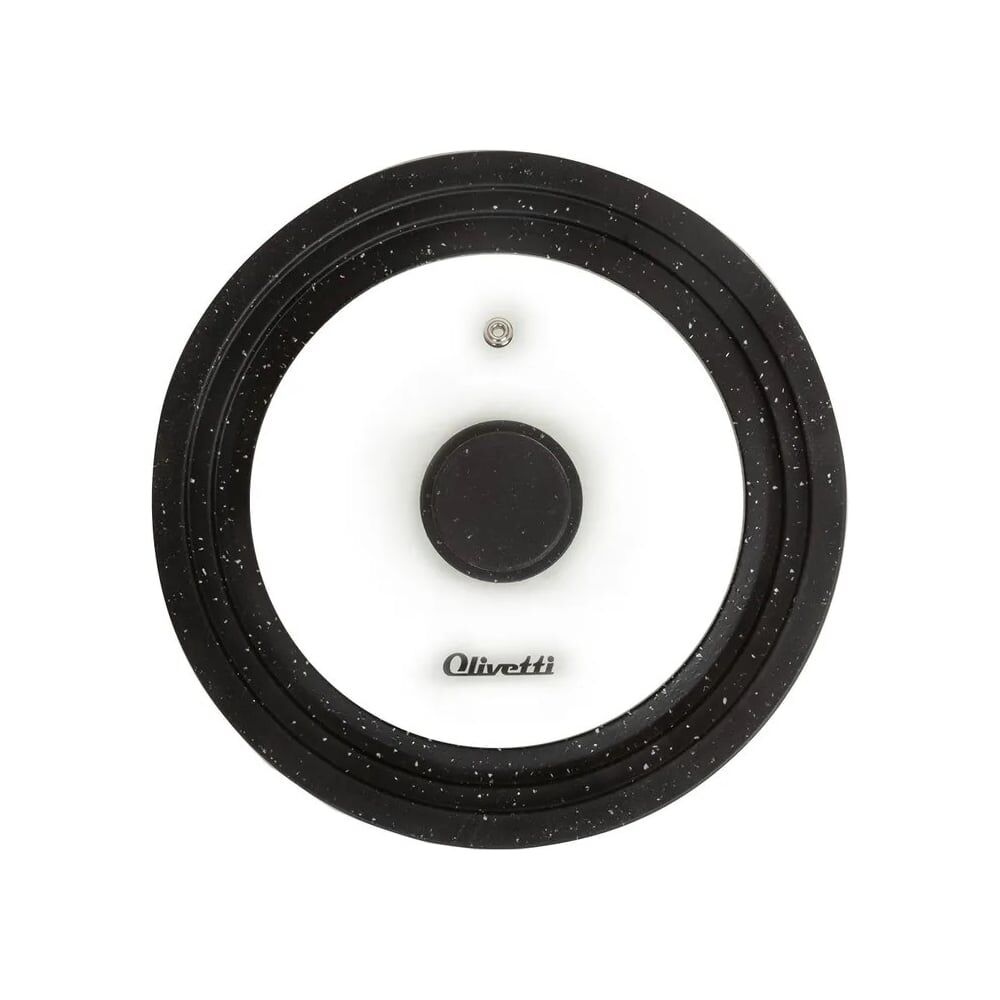 Крышка для сковородок Olivetti GLU24, black marble