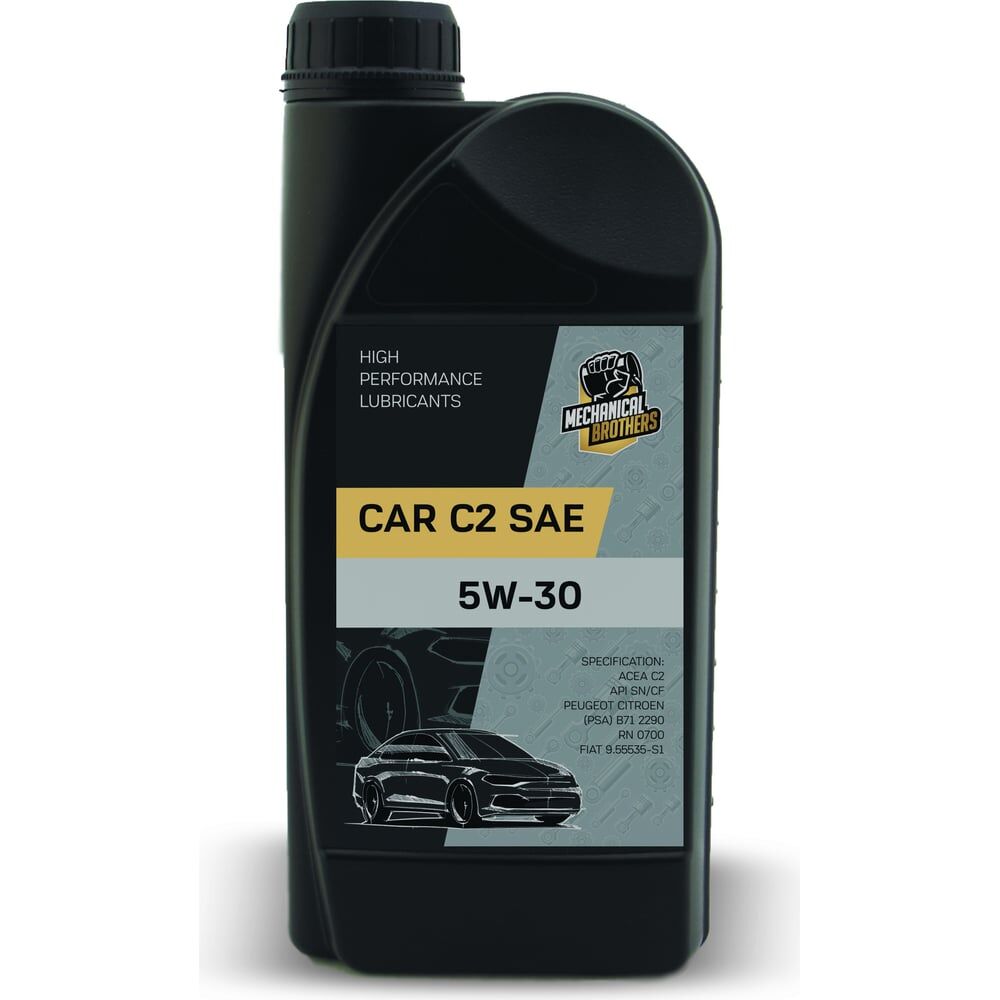 Моторное синтетическое масло MECHANICAL BROTHERS CAR 5W-30, С2