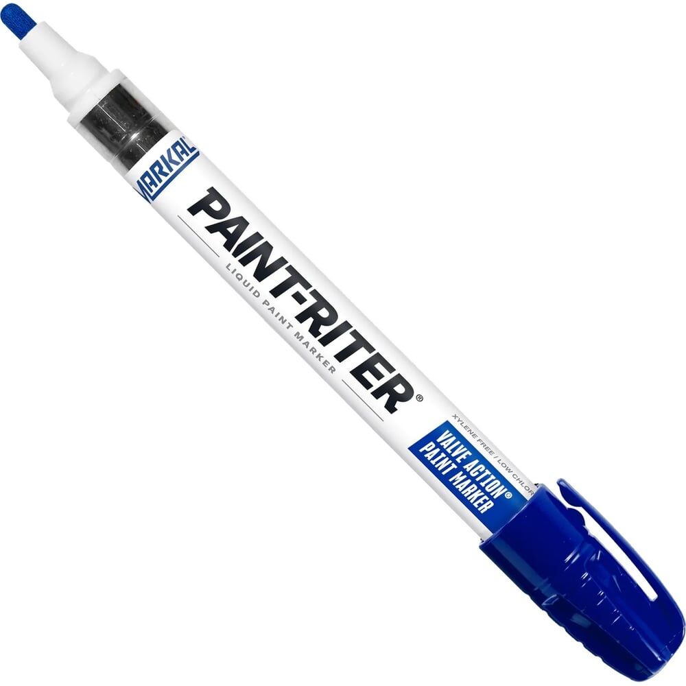 Промышленный универсальный маркер-краска Markal 3 мм, синий