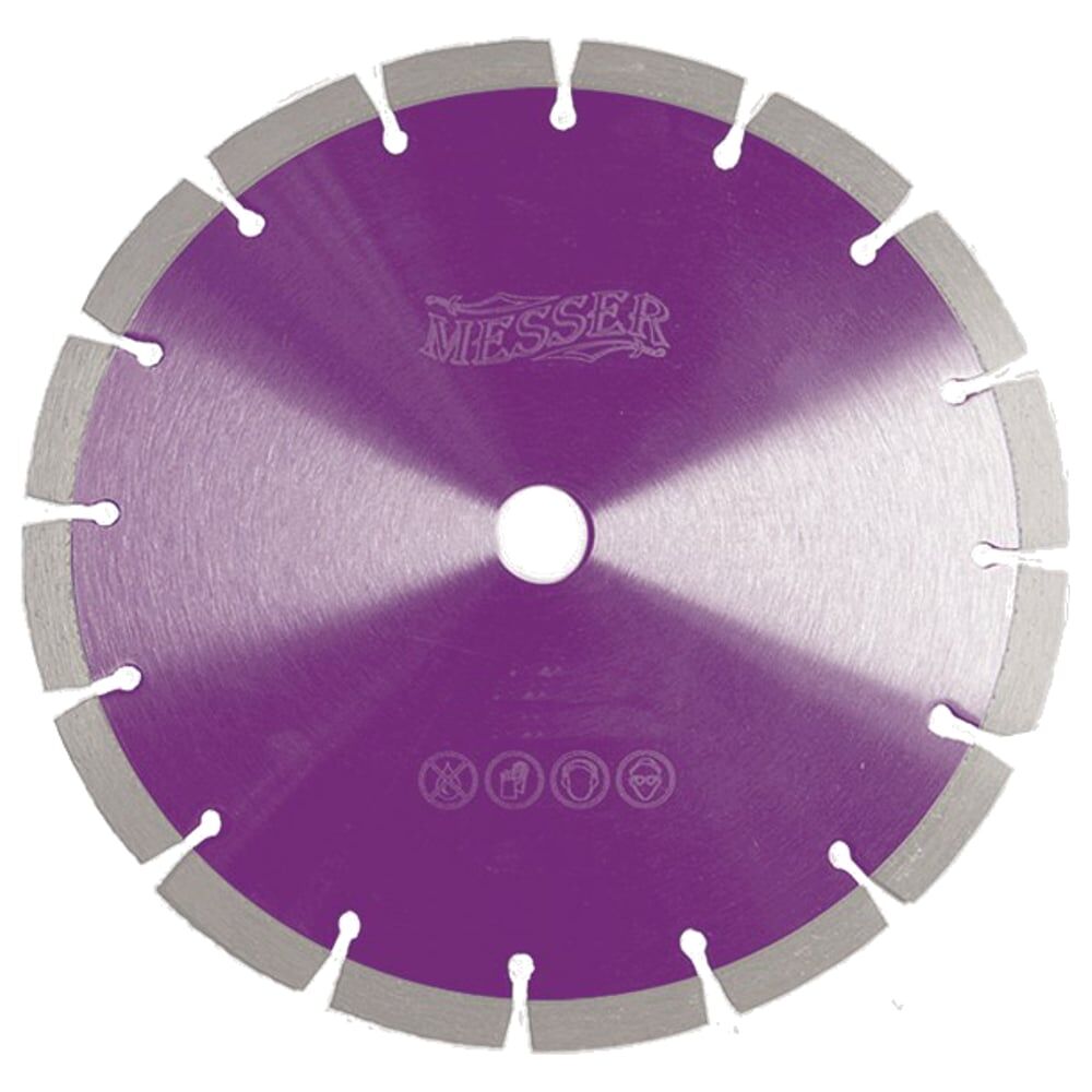 Сегментный алмазный диск по граниту MESSER 125D-2.2T-12W-10S-22.2