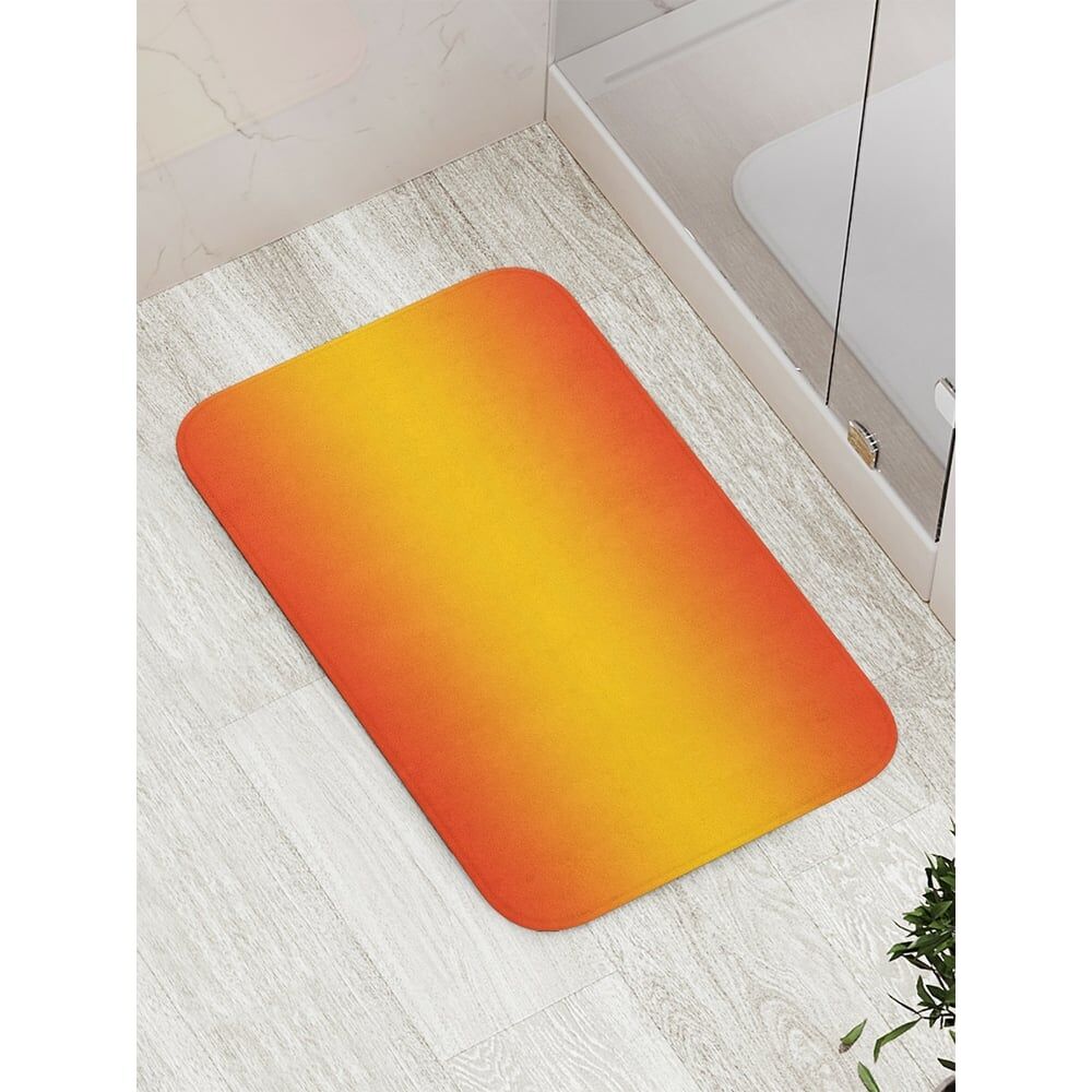 Противоскользящий коврик для ванной, сауны, бассейна JOYARTY Оранжевое переливание