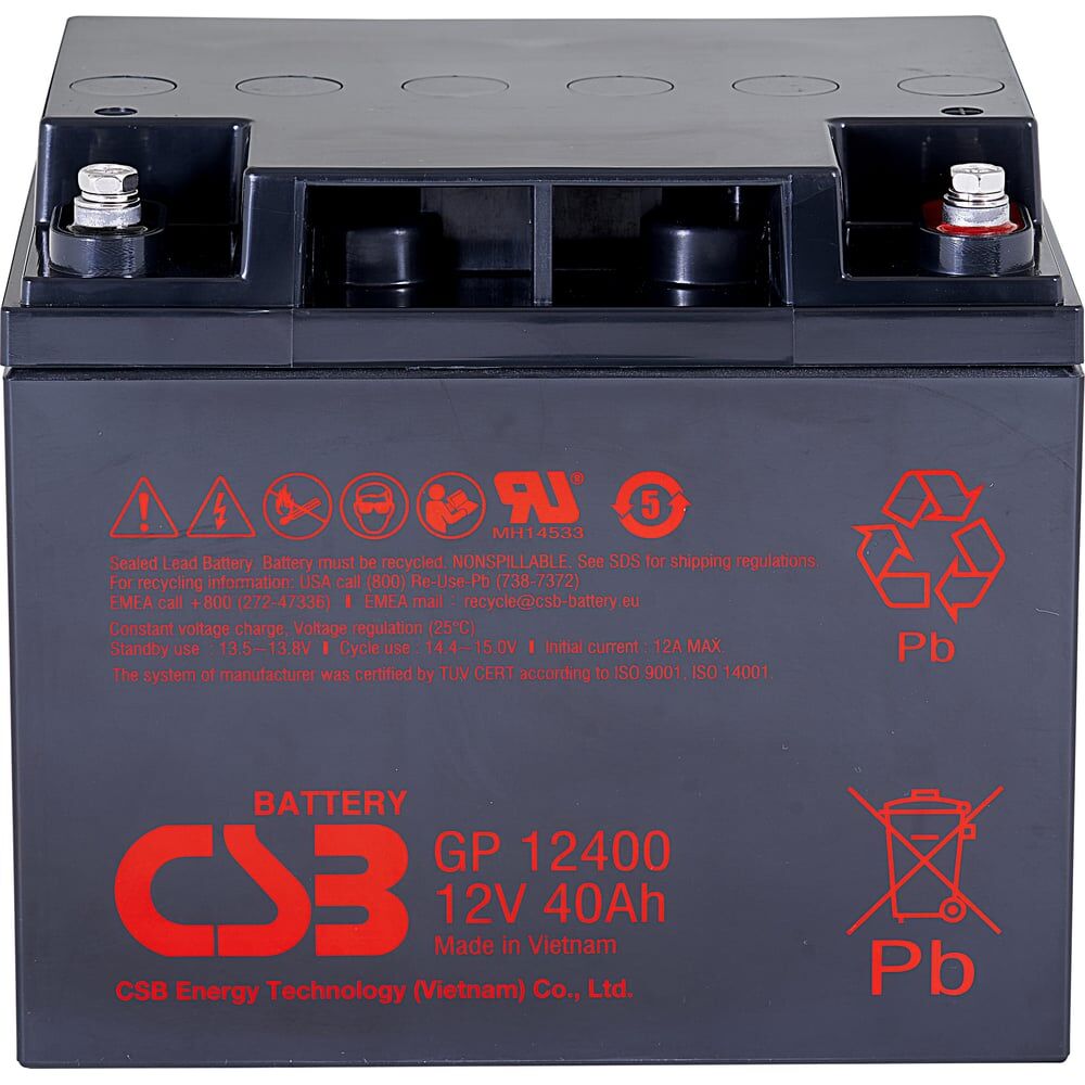 Аккумулятор для ИБП CSB GP12400 I