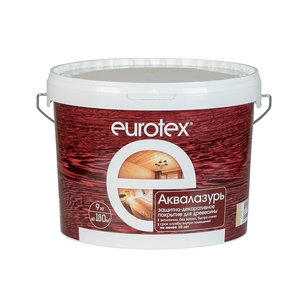 Защитно-декоративное покрытие для древесины Eurotex Eurotex