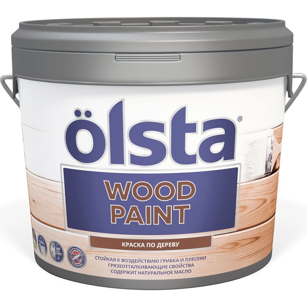 Краска для деревянных поверхностей Olsta Wood paint