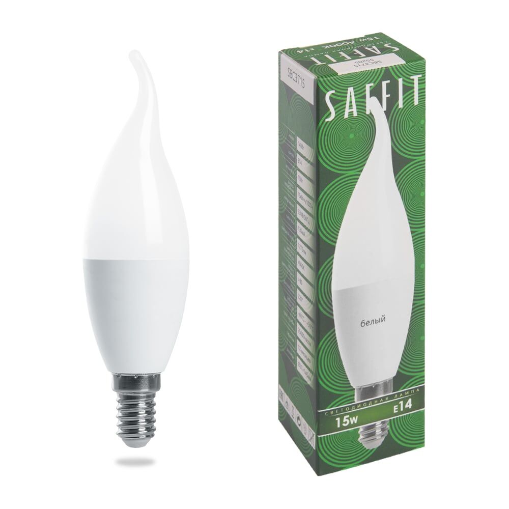 Светодиодная лампа SAFFIT SBC3715 Свеча на ветру