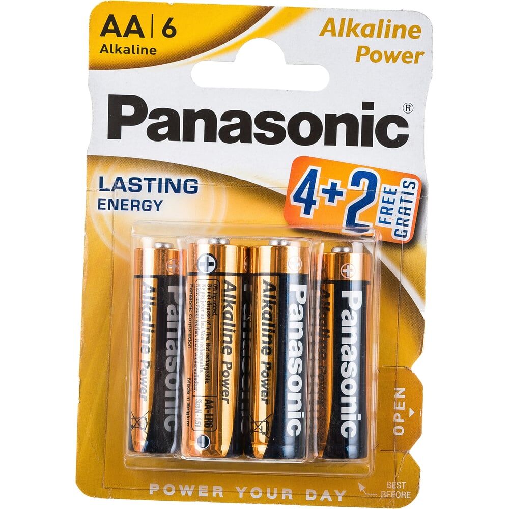 Элементы питания Panasonic Alkaline Power