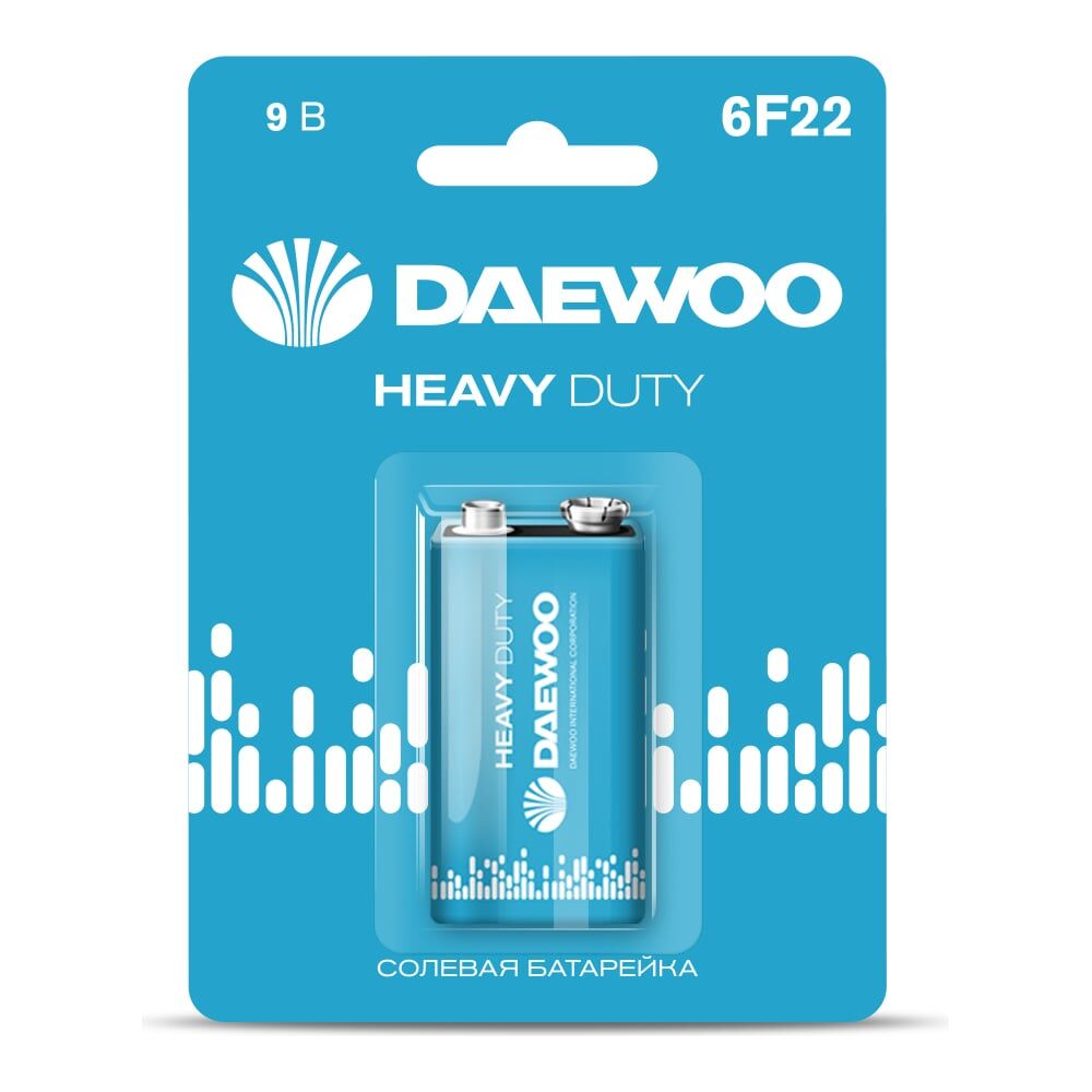 Солевая батарейка DAEWOO Heavy Duty 2021