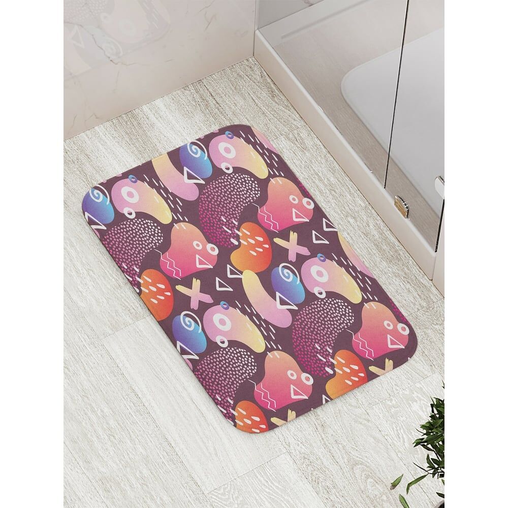 Противоскользящий коврик для ванной, сауны, бассейна JOYARTY Детская абстракция