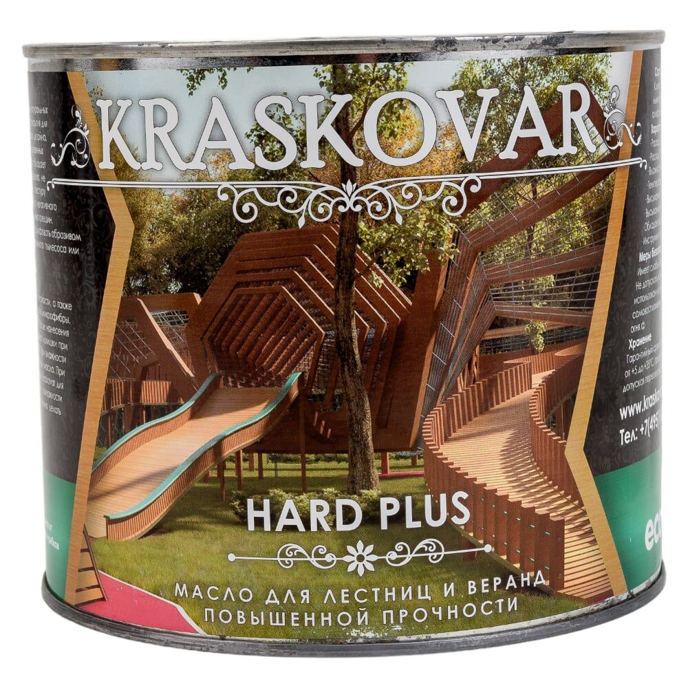 Масло для лестниц и веранд Kraskovar Hard Plus