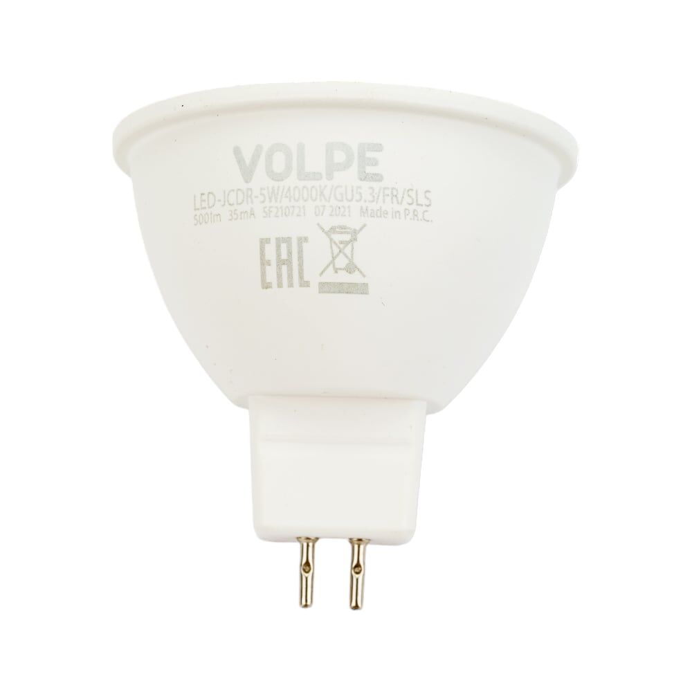Светодиодная лампа Volpe LED-JCDR-5W/4000K/GU5.3/FR/SLS