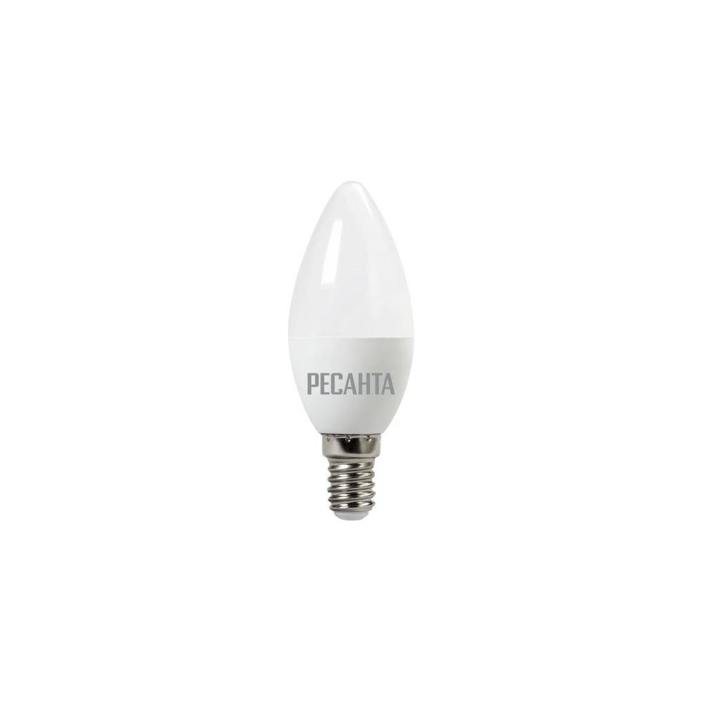 Светодиодная лампа Ресанта LL-R-C37-5W-230-4K-E14