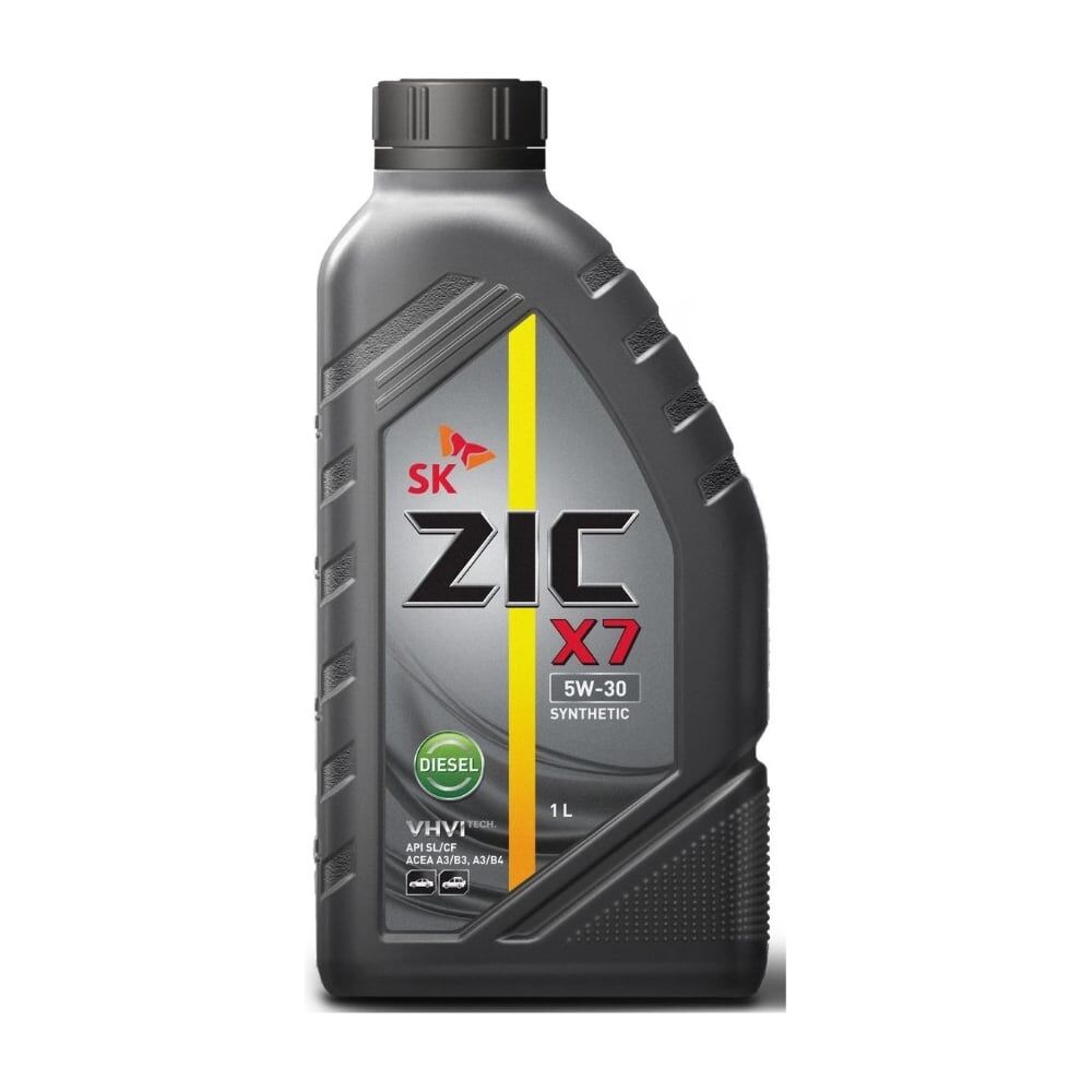 Синтетическое масло для легковых авто zic X7 5w30 Diesel SL/CF A3/B3, A3/B4