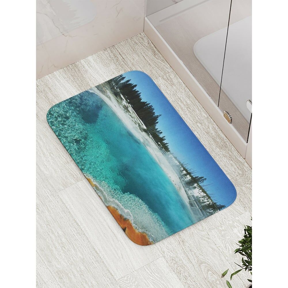 Противоскользящий коврик для ванной, сауны, бассейна JOYARTY Озеро парит