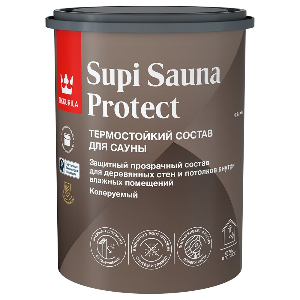 Защитный состав для саун Tikkurila supi sauna protect
