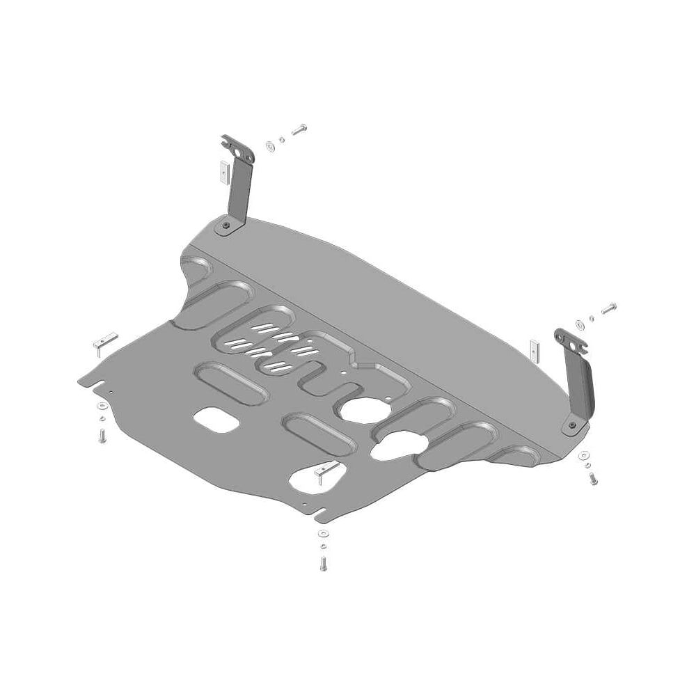 Стальная защита двигатель, КПП, Kia Soul/Seltos, 2019- ООО Трио Сервис MOTODOR