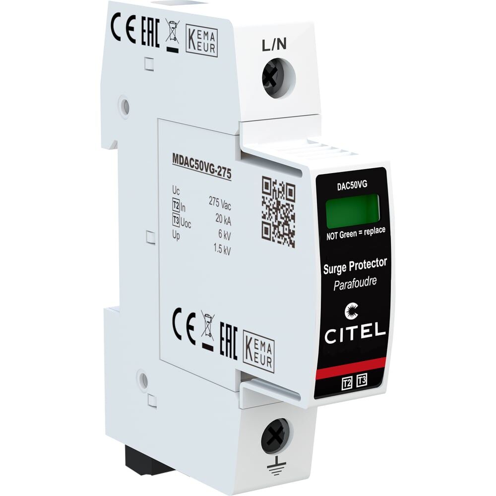 Устройство защиты от импульсных перенапряжений Citel DAC50VGS-10-275